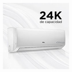 [KS24P-ECF23] JUEGO MINISPLIT TCL 2 TON SOLO FRÍO 
220/1/60 ON/OFF R410A